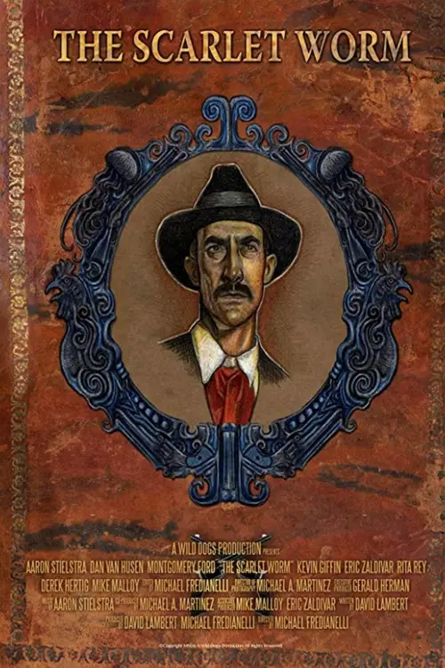 Movie poster "The Scarlet Worm"