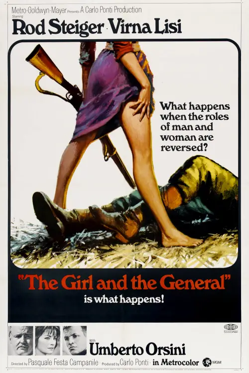 Movie poster "The Girl and the General"