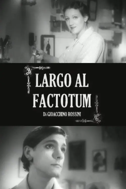 Movie poster "Largo al factotum"