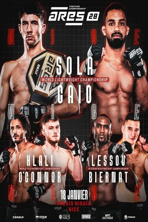 Movie poster "ARES 28: Sola vs. Caio"