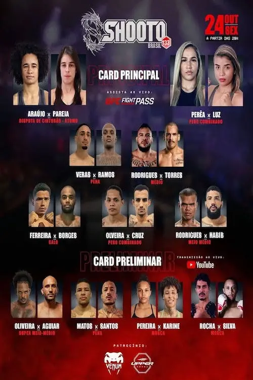 Movie poster "Shooto Brasil 133"