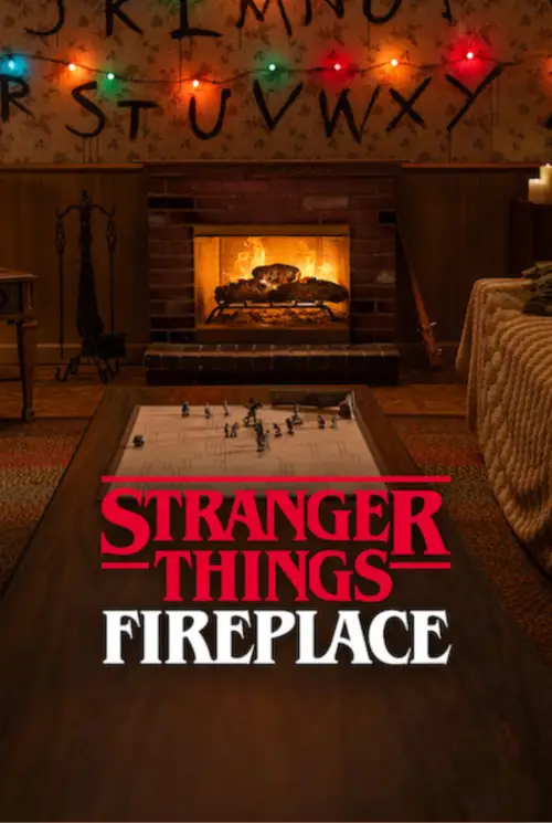Movie poster "Stranger Things: Fireplace"