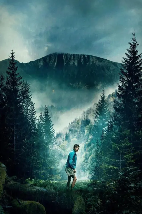 Movie poster "Lost on a Mountain in Maine"