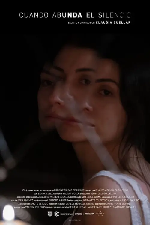 Movie poster "Cuando abunda el silencio"