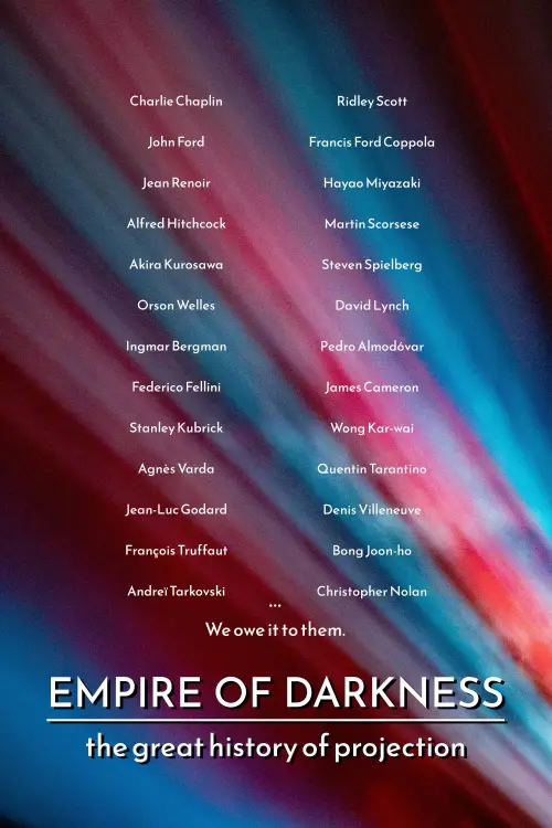 Movie poster "Empire of Darkness - The Great History of Cinema"