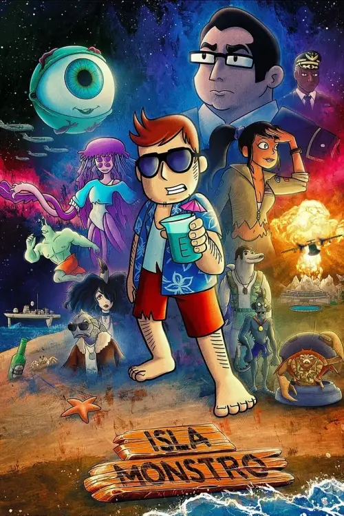 Movie poster "Isla Monstro"