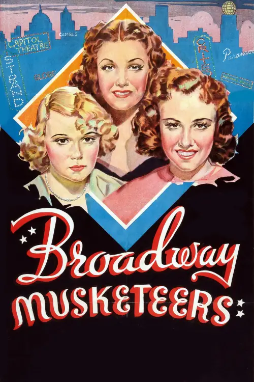 Movie poster "Broadway Musketeers"