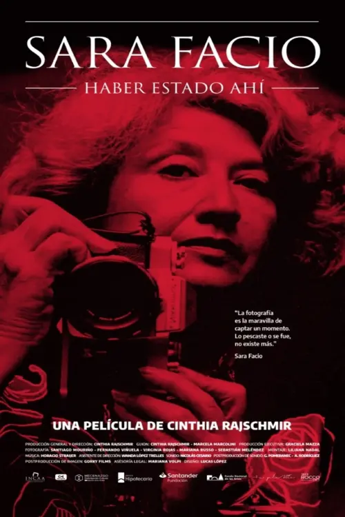 Movie poster "Sara Facio: Having Been There"