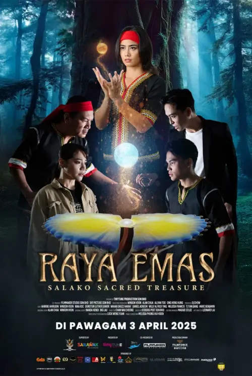Movie poster "Raya Emas: Salako Sacred Treasure"