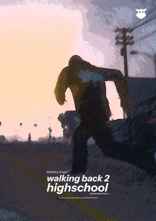Movie poster "walking back 2 highschool"