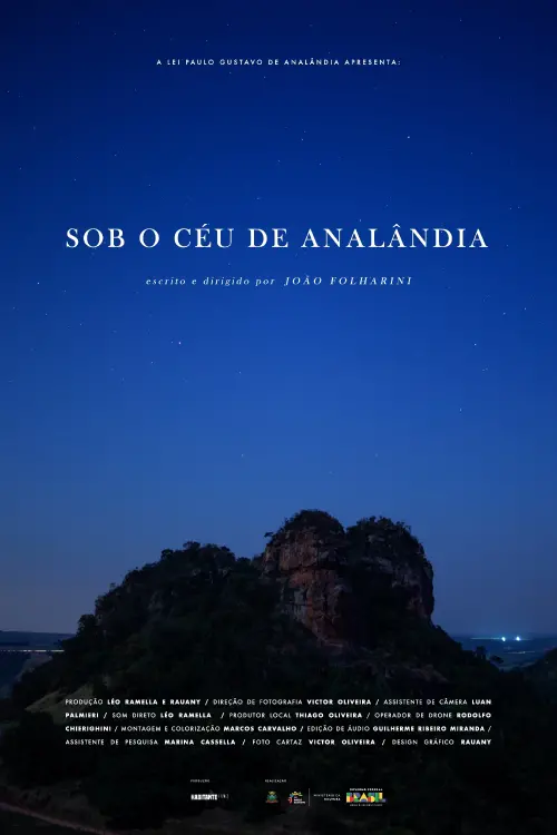 Movie poster "Sob o Céu de Analândia"