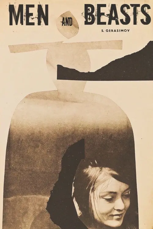 Movie poster "Men and Beasts"