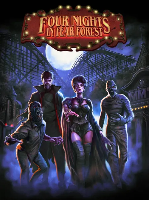 Movie poster "Four Nights in Fear Forest"