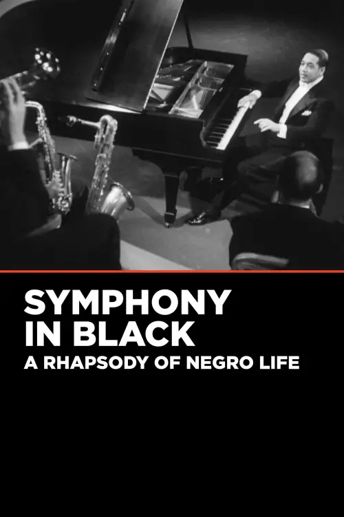 Movie poster "Symphony in Black: A Rhapsody of Negro Life"