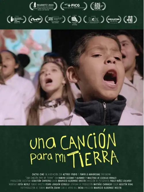 Movie poster "A Song for My Land"