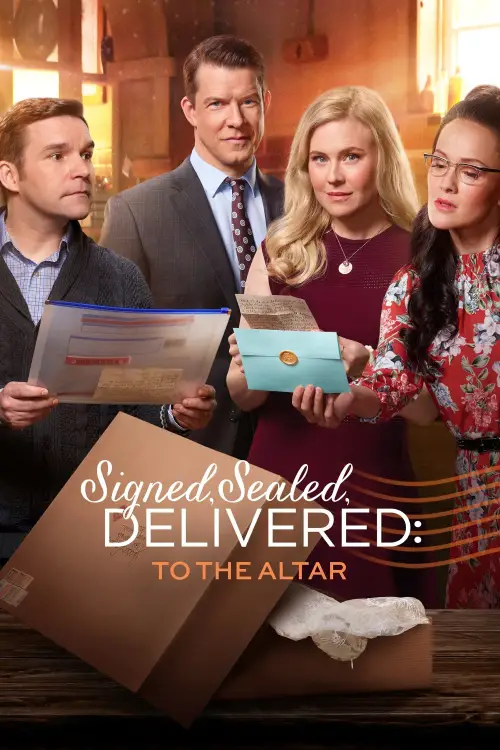 Movie poster "Signed, Sealed, Delivered: To the Altar"