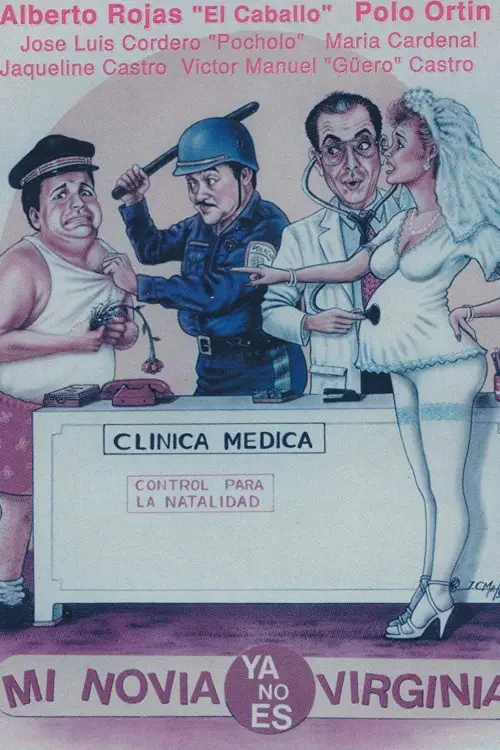 Movie poster "Mi novia ya no es Virginia"