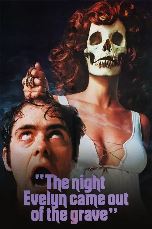 Movie poster "The Night Evelyn Came Out of the Grave"