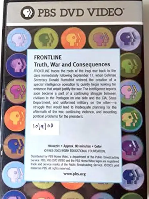 Movie poster "Truth, War and Consequences"