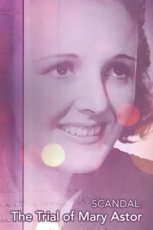 Movie poster "Scandal: The Trial of Mary Astor"