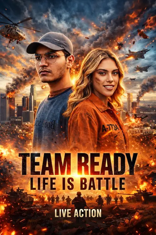 Movie poster "TEAM READY : LIFE IS BATTLE"