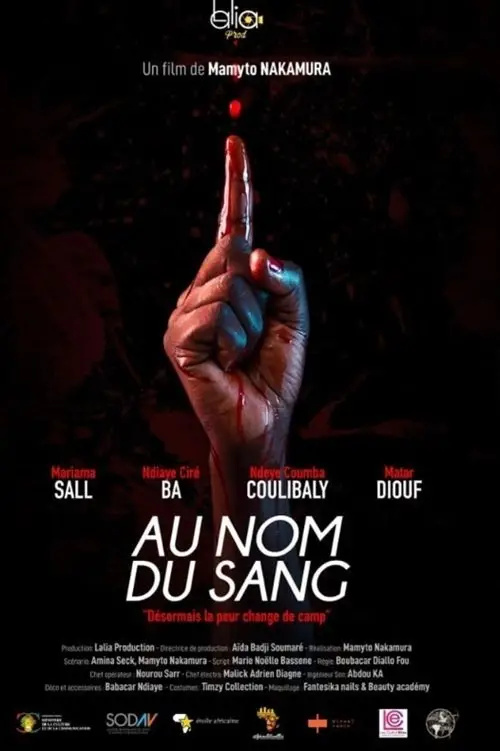 Movie poster "Au nom du sang"