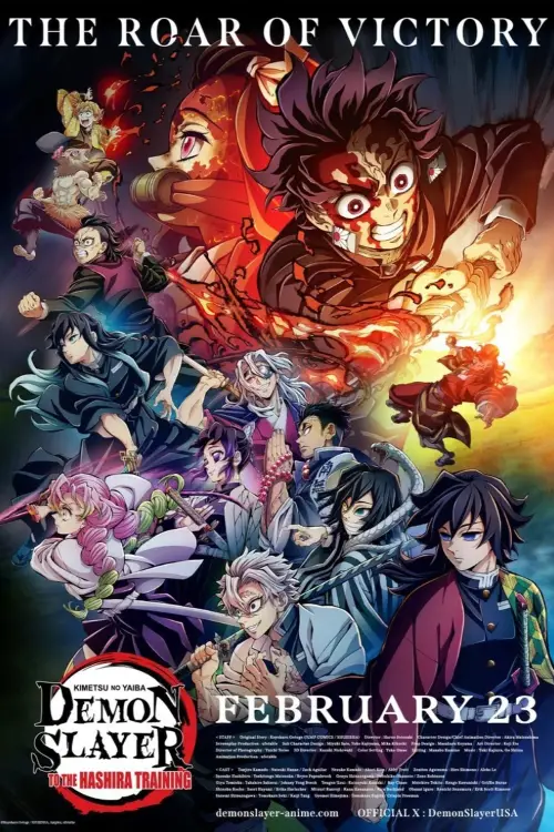 Movie poster "Demon Slayer: Kimetsu no Yaiba Special Edition Hashira Training Arc Part 1"