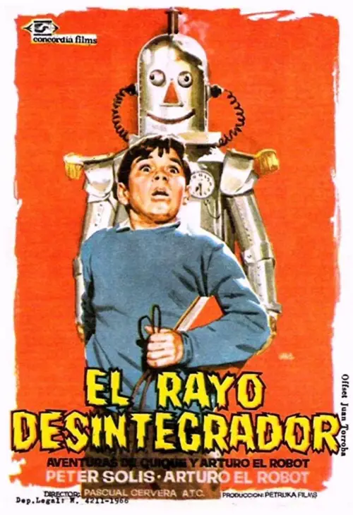 Movie poster "El rayo desintegrador"