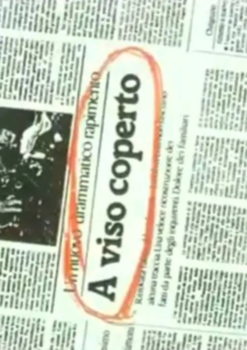 Movie poster "A Viso Coperto"