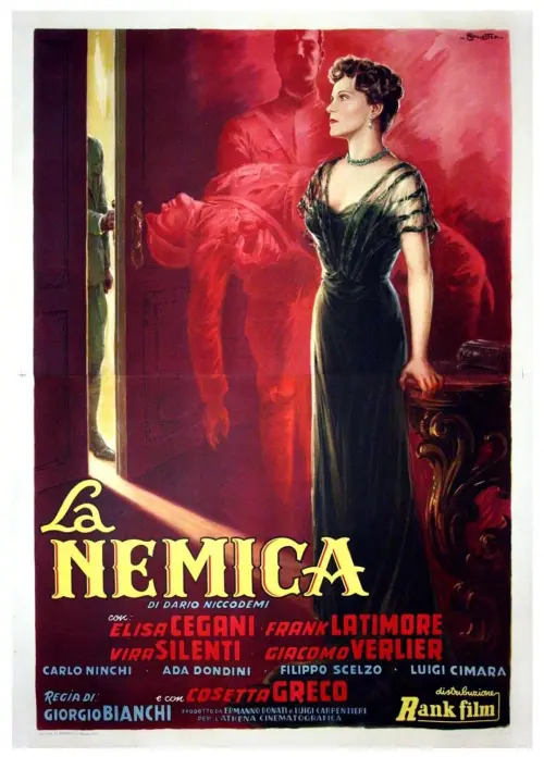 Movie poster "La nemica"