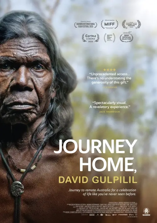 Movie poster "Journey Home, David Gulpilil"