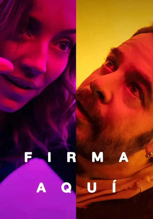 Movie poster "Firma aquí"