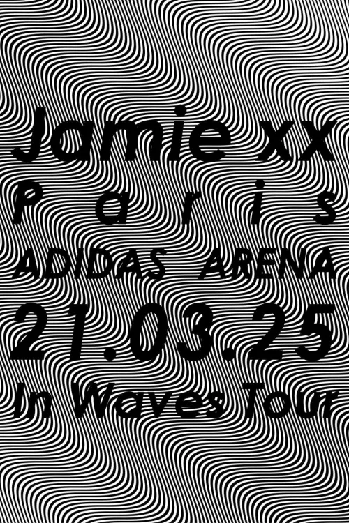 Movie poster "Jamie xx: In Waves Tour - Adidas Arena, Paris 2025"