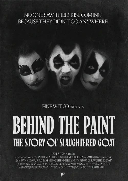 Movie poster "Behind the Paint: The Story of Slaughtered Goat"