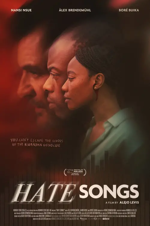 Movie poster "Hate Songs"
