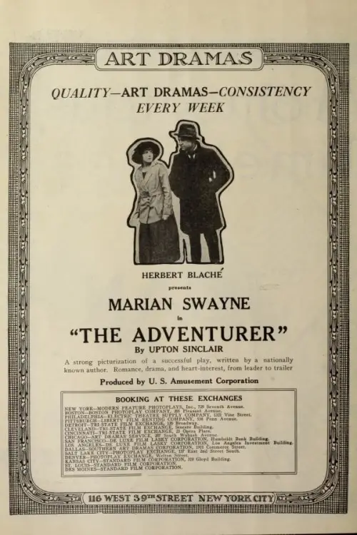 Movie poster "The Adventurer"