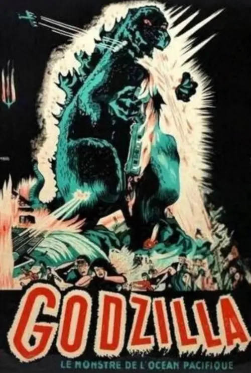 Movie poster "Godzilla, the Monster of the Pacific Ocean"