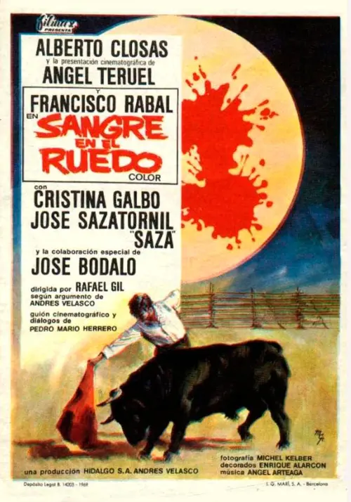 Movie poster "Blood in the Bullring"