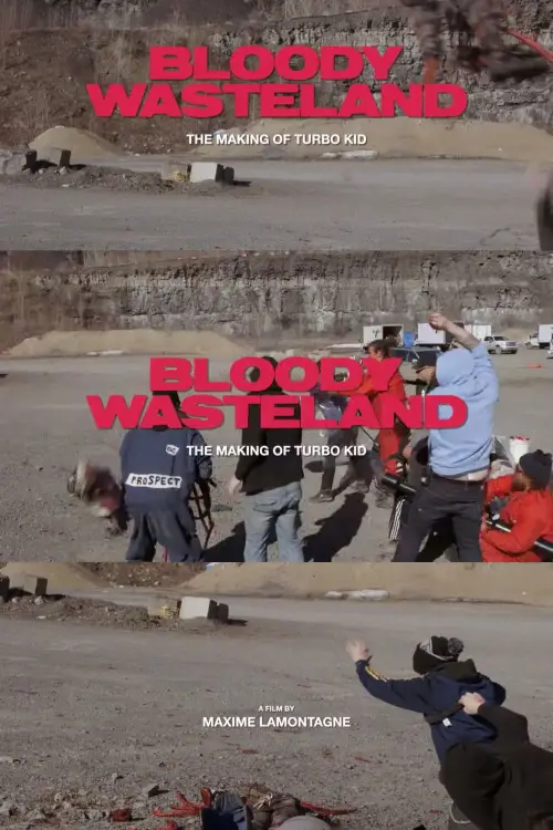 Movie poster "Bloody Wasteland: The Making of Turbo Kid"