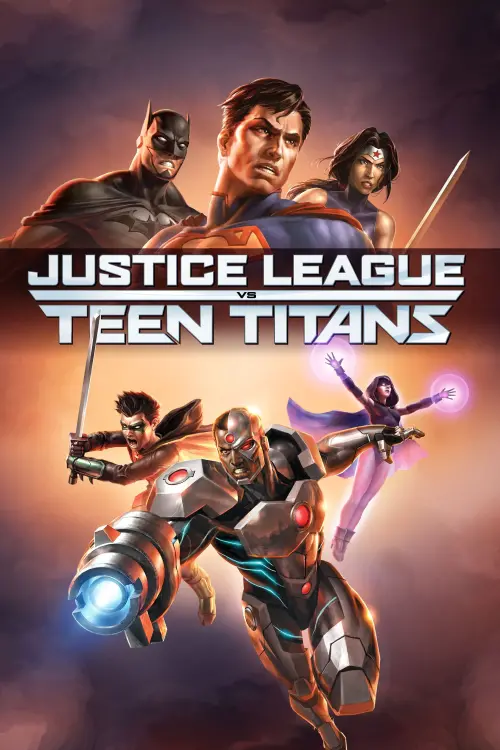 Movie poster "Justice League vs. Teen Titans"