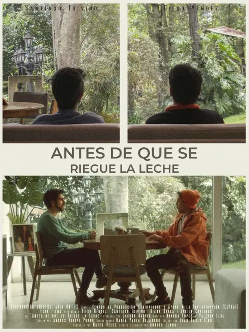Movie poster "Antes De Que Se Riegue La Leche"