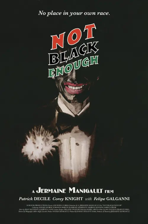 Movie poster "Not Black Enough"