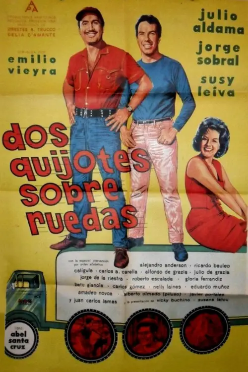 Movie poster "Dos quijotes sobre ruedas"