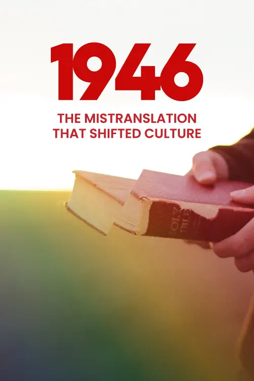 Movie poster "1946: The Mistranslation That Shifted Culture"