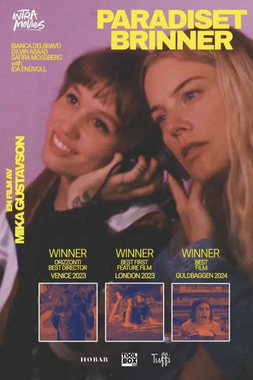 Movie poster "Paradise Is Burning"