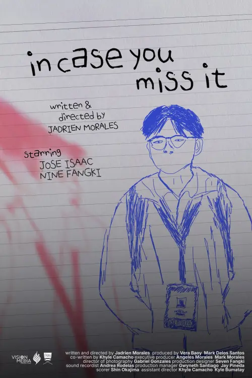 Movie poster "in case you miss it"
