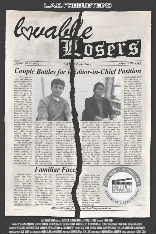 Movie poster "Lovable Losers"