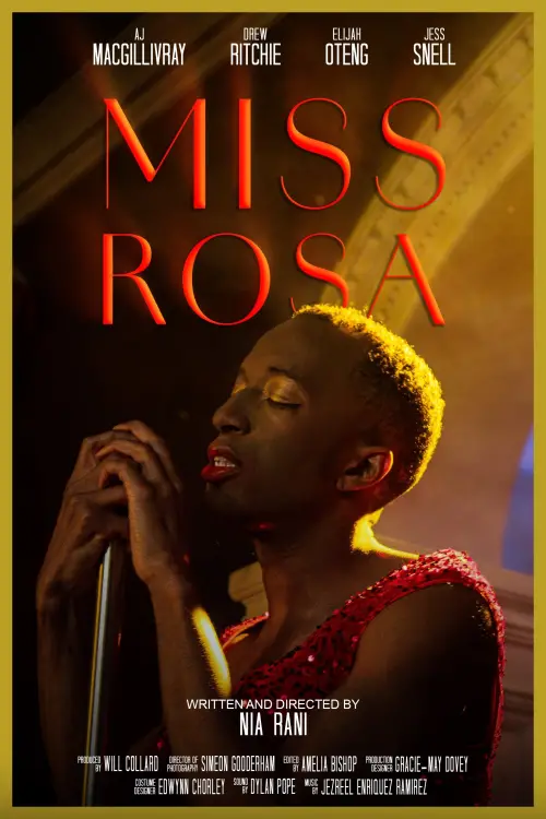 Movie poster "Miss Rosa"