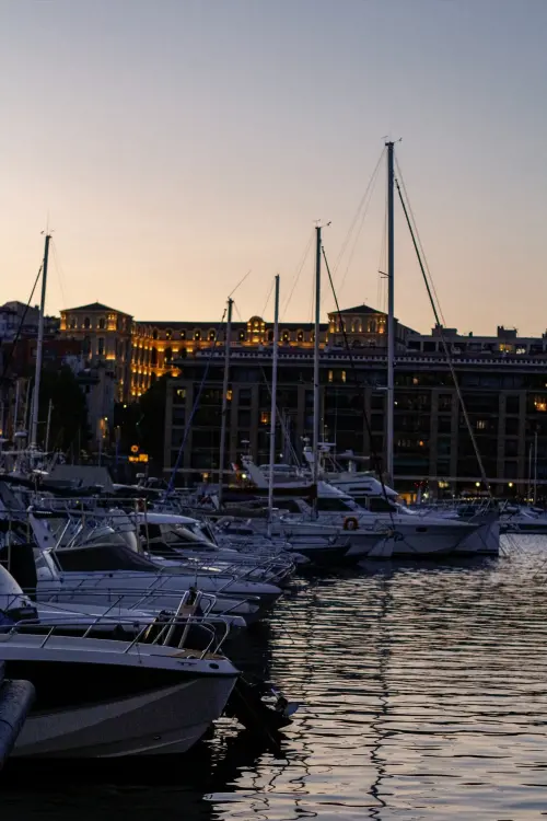 Movie poster "Sunset in Marseille"