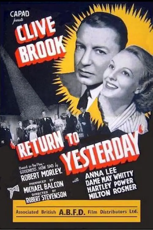 Movie poster "Return to Yesterday"